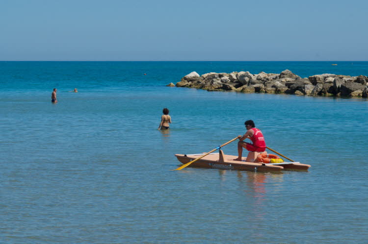 Bei Cupra Marittima - Juli